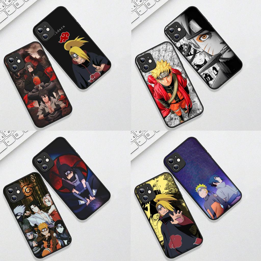 Soft Cover for Apple iPhone 17 Pro XS Max Air 6 7 8 Plus 5 + SE 2022 SE2 16E Casing Phone Case Narutos Uchiha Sasuke Deidara