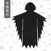 MUXIU Grim Reaper Cosplay Costume for Kids, Includes Cloak, Mask, and Hood, Halloween Costume, Skeleton Mask, Horror Costume Set, Perfect for Parties,