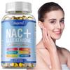 NAC+ Glutathion Komplex Kapseln, enthaltend Kollagen, Mariendistelextrakt, Antioxidans, geeignet für Erwachsene.