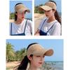 Polyester Empty Top Hat Anti-UV Sun Hats New Baseball Cap  Beach