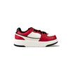 MLB Chunky Liner Abrasion Resistant Low Top Skateboard Shoes Unisex Red White 3ASXCA12N-50WHS(Team338-)