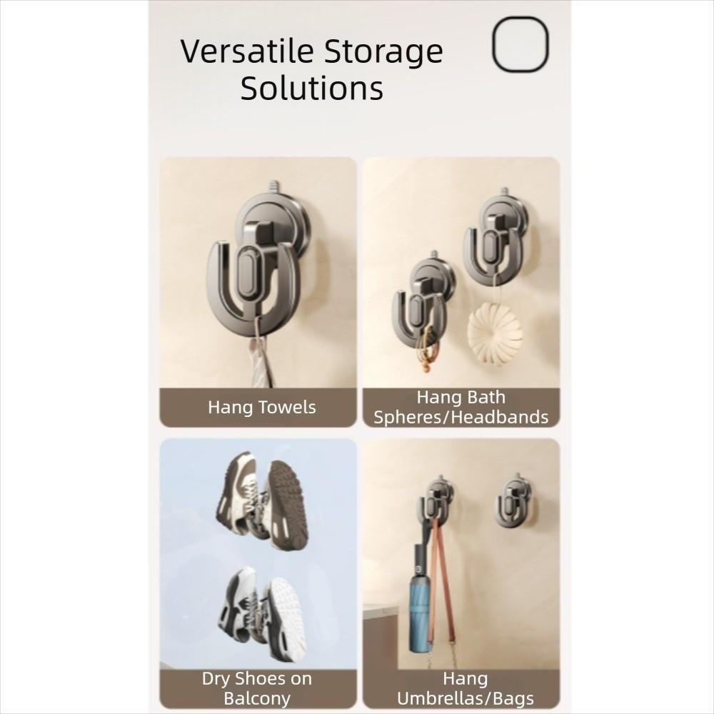 2pcs No Punching U-shaped Slipper Rack Wall Mounted Bathroom Sandal Holder  Balcony