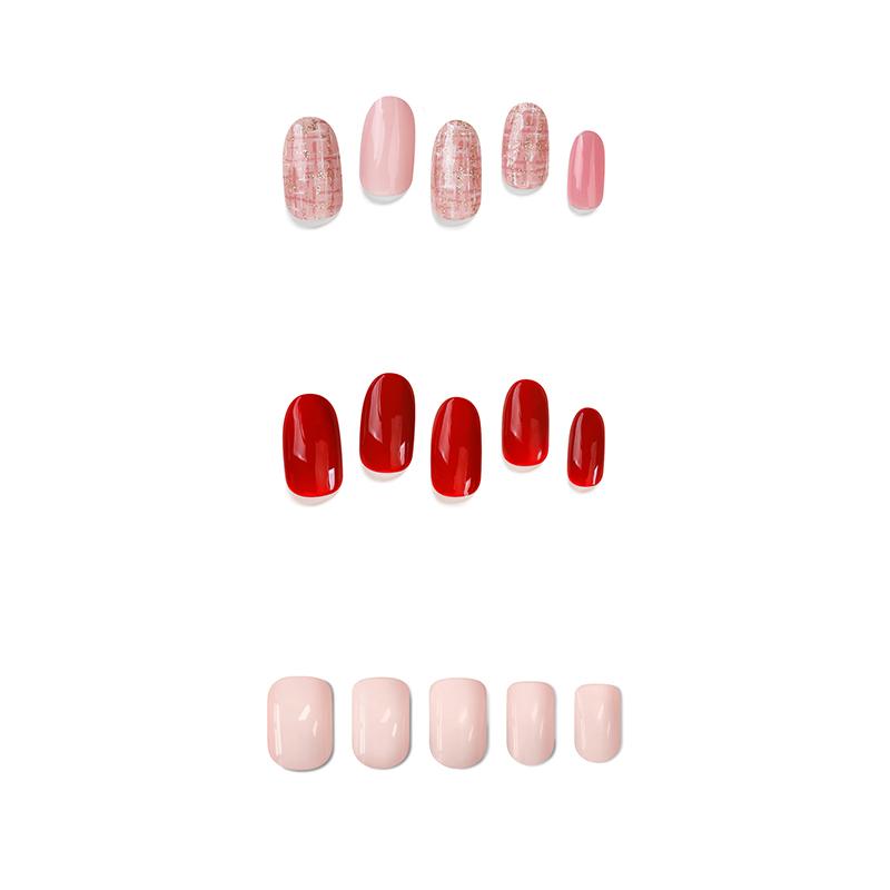 Korean Gel Nail Stickers UV Lamp | Salon Look At Home | No Glue Needed POINT VER.