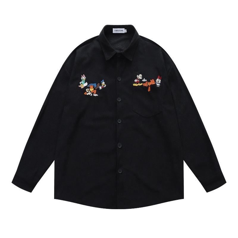 VibeStreet American Retro Plaid Trendy Long-sleeved Shirt Korean Style Fashionable Men Women Vintage Couple Casual Versatile Jacket Chic