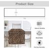 HOSNYE Table Runner Brown Leopard Pattern,Cotton Linen Table Runner Decoration for Kitchen Family Dinner Table Holiday Party Farmhouse Style 13 x 72