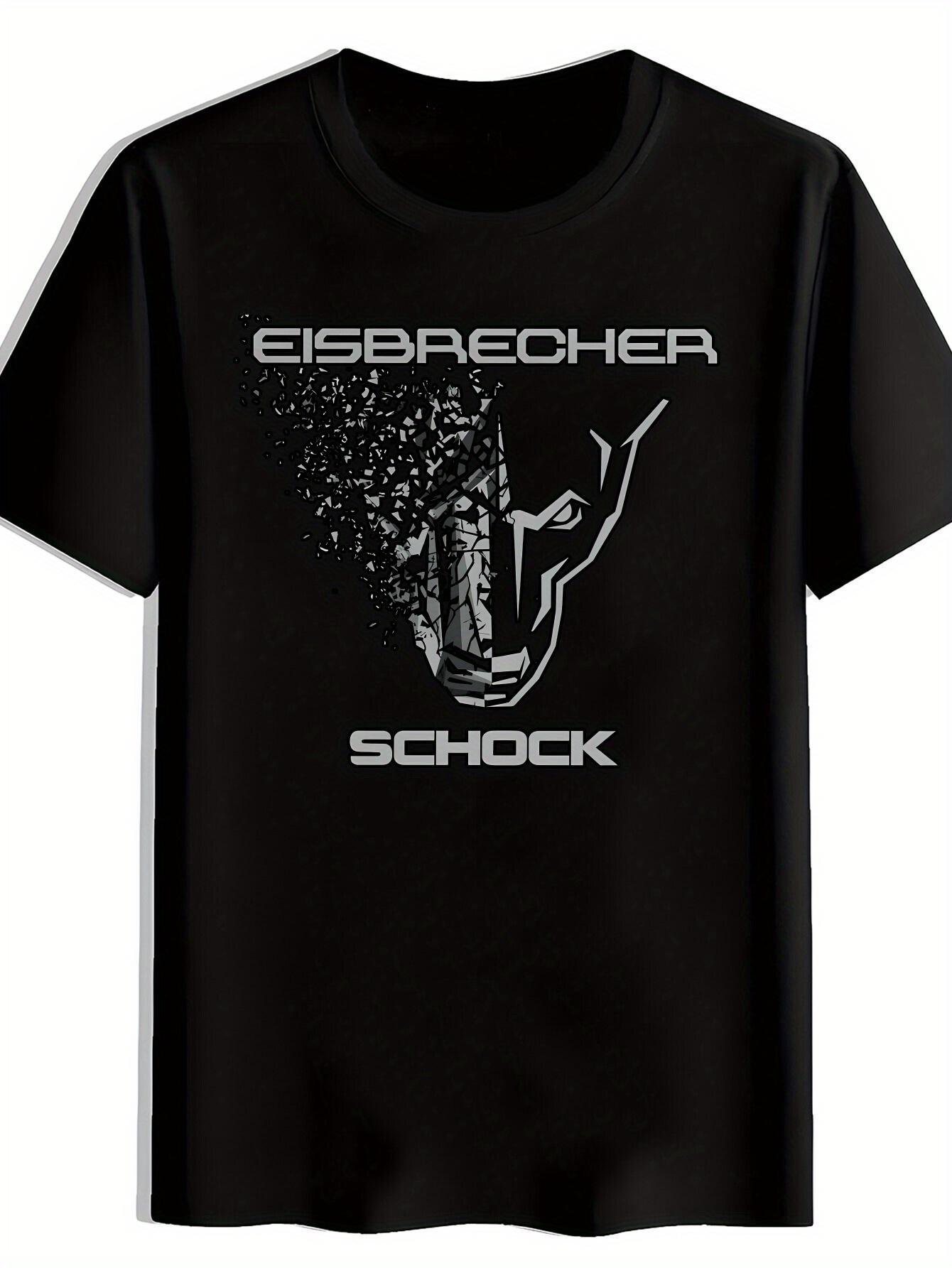 T-shirt EISBRECHER Text Wolf Head Graphic Print XL