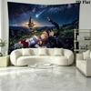 Sword Art Online Wall Tapestry Aesthetic Wall Hanging Printed Fabric Blanket Decorative Tapestries for Bedroom Living Room Home Decor