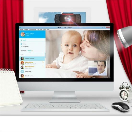 480/720/1080P USB 2 Webcam Video Web Camera with Microphone for PC Computer