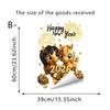 Self Adhesive Festival Party Sticker 2026 New Year Electrostatic Glass Sticker  Window Decoration