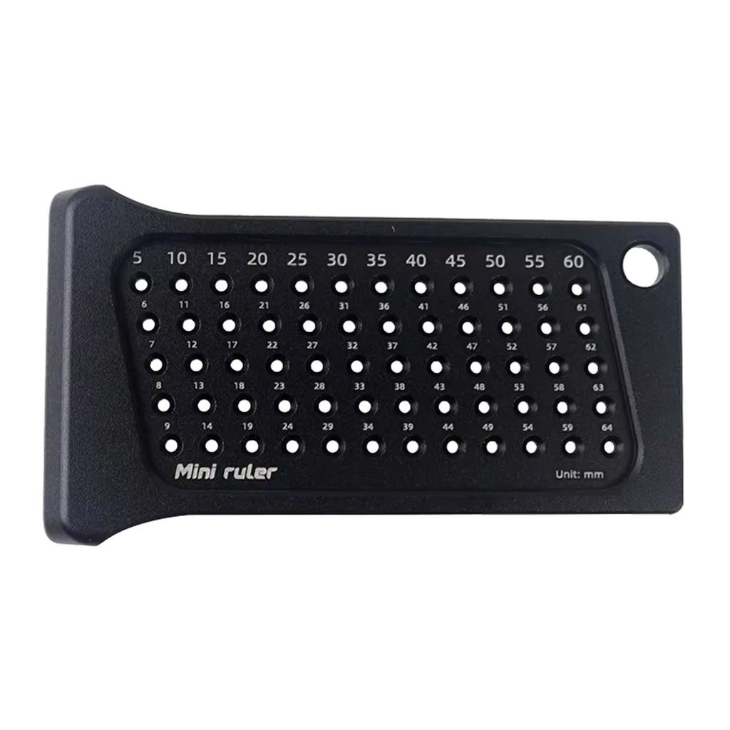 Woodworking Positioning Measuring Scriber, Aluminum Alloy Carpentry Squares Hole Scribing Ruler