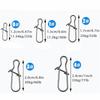 200PCS Quick Change Fishing Snap Pin Connector 0# 1# 2# 3# 4# Fishing Link Rigs  Sea Fishing