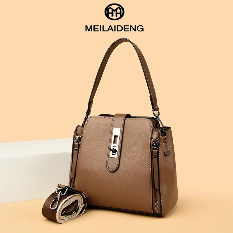 Высококлассные универсальные женские сумки: Вместительная одноплечевая сумка-ведро кроссбоди