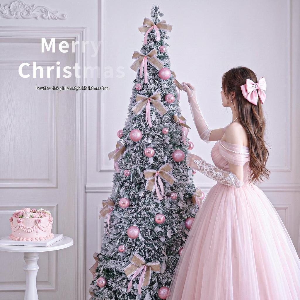 Retractable Folding Christmas Tree with Lights - Easy Setup for a Cozy Holiday Atmosphere