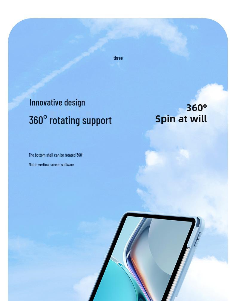 Huawei MatePad 11 2023 Acrylic Rotating Protective Case - Anti-Bend, Pro11 Compatible, Air11.5.