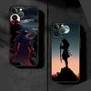 Anime Samurai Cool Phone Case for Apple iPhone 15 16 Pro XS Max 16e 13 14 Plus XR SE 7 8 12 11 Pro plus Matte
