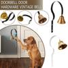 1Pcs Traditional Retro Vintage Door Bell Metal Doorbell Wall Mounted Supply Home K3B4