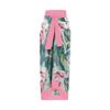 European and American Vacation Style Print Midi Skirt with Tie-Up Design - Beach Dress