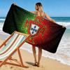 Portugal Print Beach Towel, Large Soft Quick Dry Towel for Beach Camping Swimming