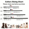 New Fashion Pet Dog Collar High Quality PVC Waterproof Training Collars Dirty Resistant Easy Clean for Small Medium Large Dogs