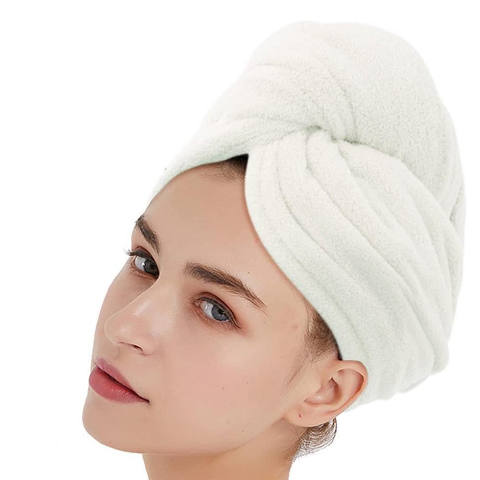 1pcs Microfiber Hair Towel Wrap For Women Anti Frizz, Super Absorbent Quick Dry Hair Turban For Drying Curly Long Thick Hair,Wet Hair Towel Wrap