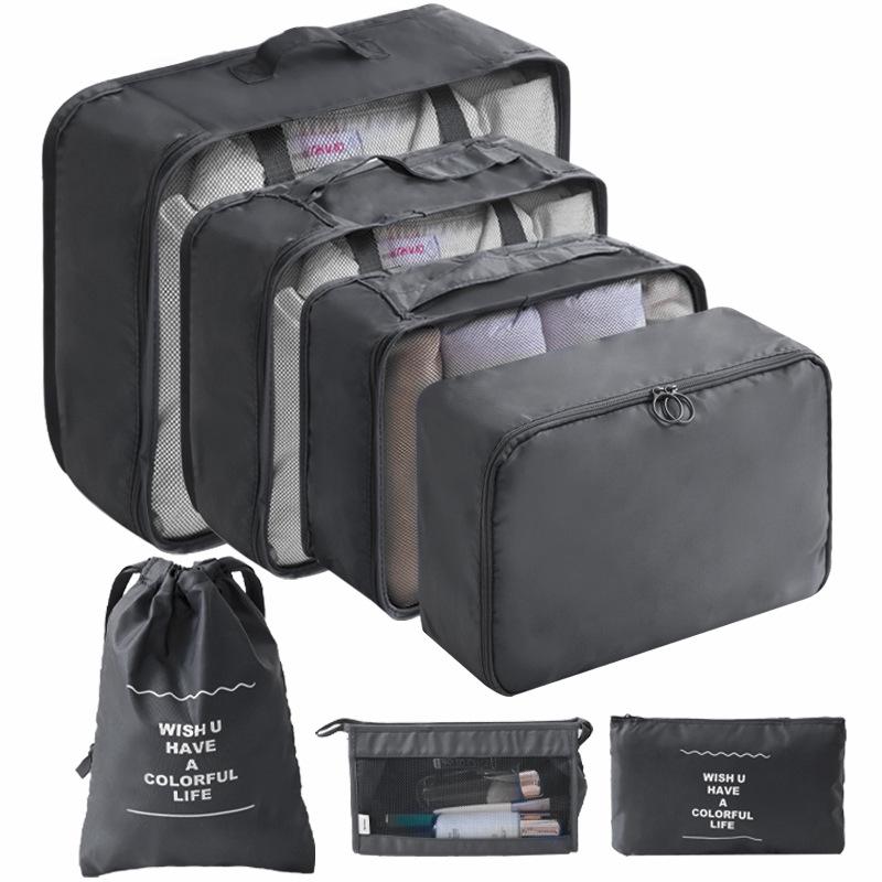 8-Piece Travel Clothing Storage Bag Set