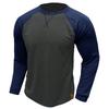 Plus Size Men's Long Sleeve T-shirt European And American Men's Shirt Top