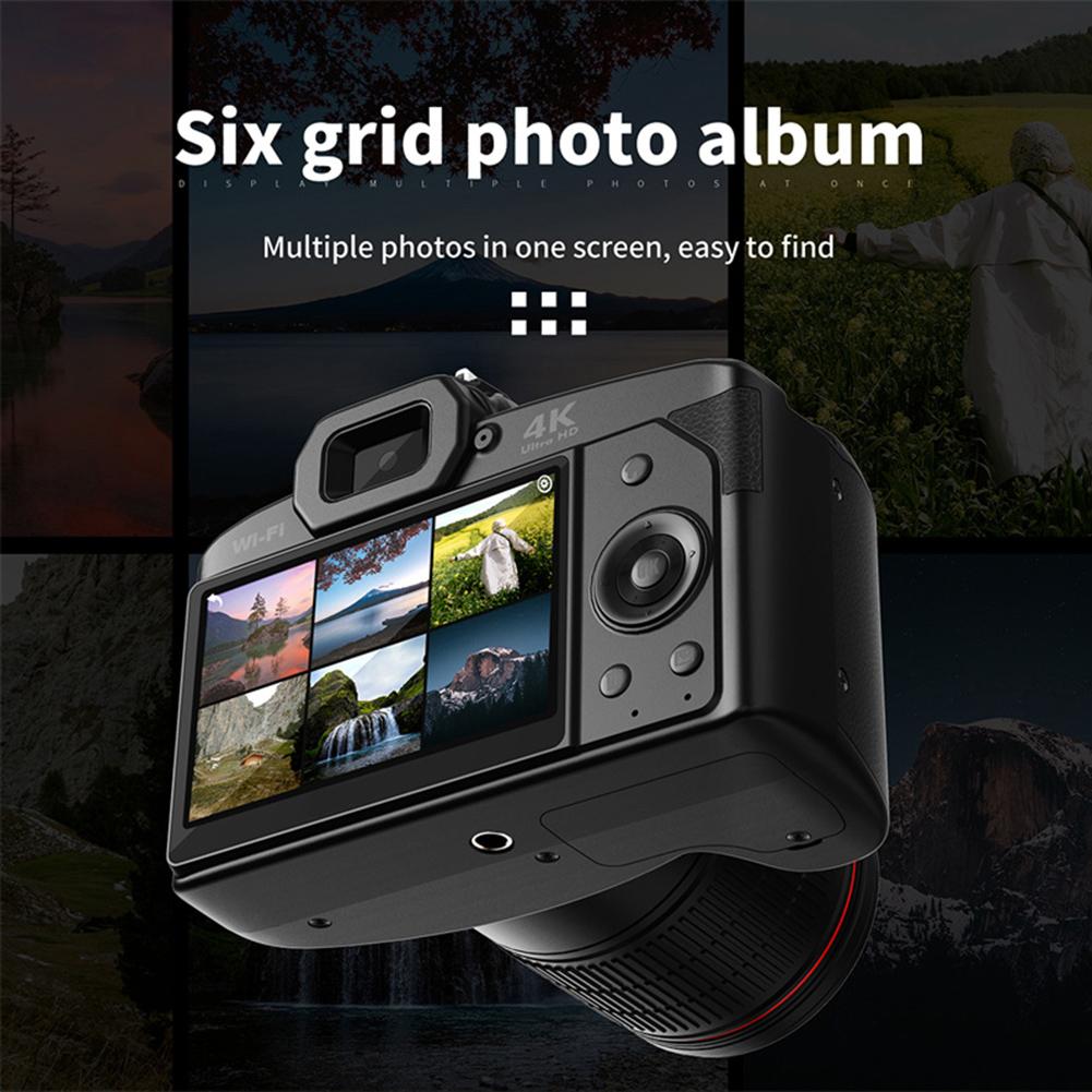 D5 Video Camera 4K Recording Camera Digital Shoot Camera With 16X Digital Zoom 4K Dual Lens Professional Camcorder