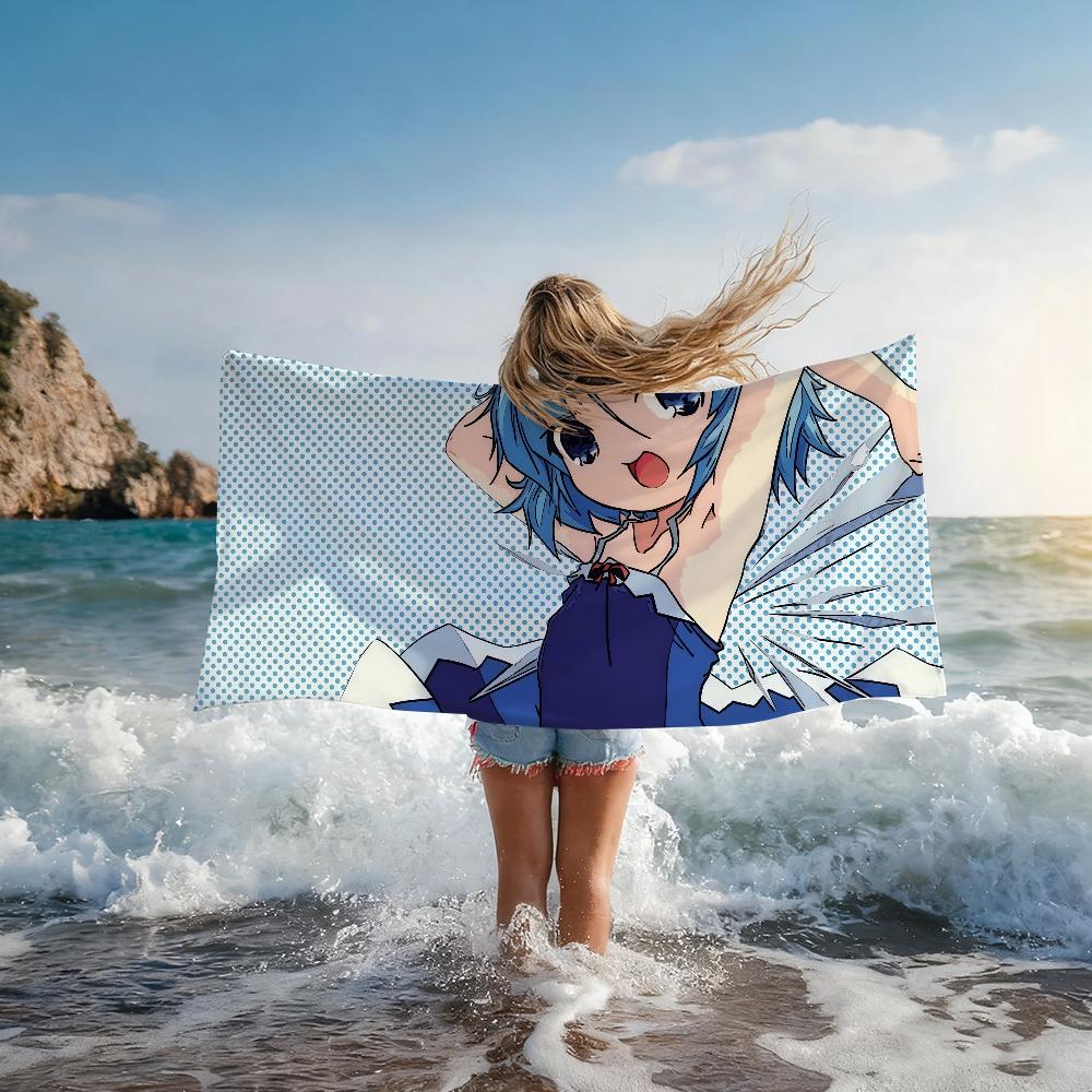 Singer G-goreshit Anime girl cute Towel Quick Drying Beach Towels Are Suitable For Swimming Pools Camping Yoga And The Gym