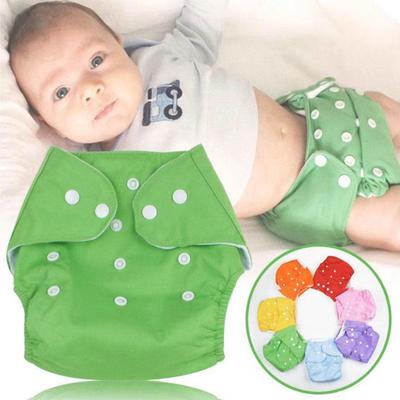 Baby Diapers Washable Reusable Nappies Grid/Cotton Training Pant Cloth Diaper Baby Winter