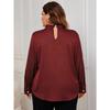 Women's Fashion Casual Spring Autumn Solid Color Print Long Sleeve Blouses & Shirts