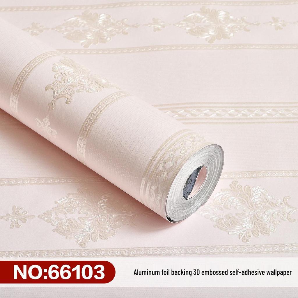 Thick Self-Adhesive Embossed Waterproof Wallpaper for Home Decoration