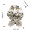 The Face Statue Planter Resin Funny Face Figurine Plant Pot Creative Art Spring Decorations Desktop Organizer  Garden Supplies L