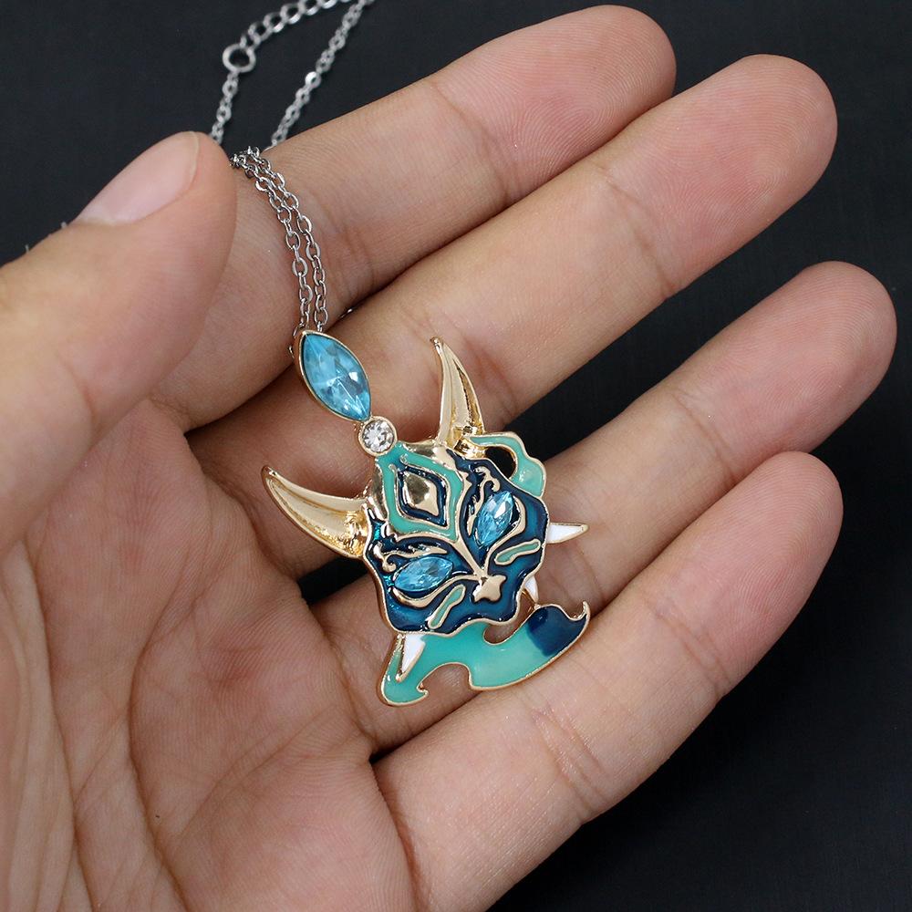 Impact Genshin Game Xiao Haracter Peripheral Necklace Pendant Colors In