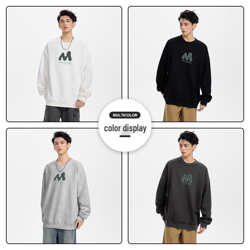 Mark Fairwhale Herren Relaxed Fit Rundhals Pullover Sweatshirt