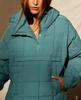 Women's Autumn/Winter Solid Color Hooded Cotton Jacket: Foldable, Long Sleeve, Pullover with Pocket.