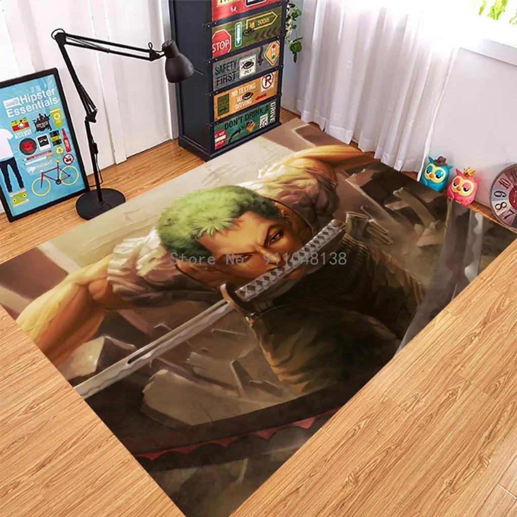 2026 Anime One Piece Japan Cartoon Teppich Teppich Für Wohnzimmer Schlafzimmer Sofa Fußmatte Dekoration Kinder Spielen Rutschfester Boden