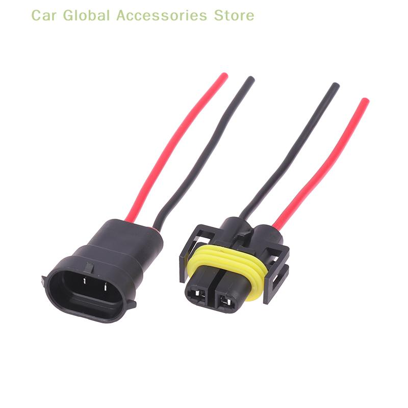 Nebelscheinwerfer Kopf Glühbirne Lampe 1/2 STÜCKE H8 H9 H11 Stecker Auf Buchse Stecker Adapter Stecker Kabel Kabelbaum