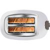 Taurus My Toast II Toaster - White - 2 Slots - 750W - Defrost Function