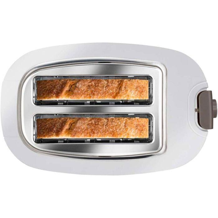 Taurus My Toast II Toaster - White - 2 Slots - 750W - Defrost Function