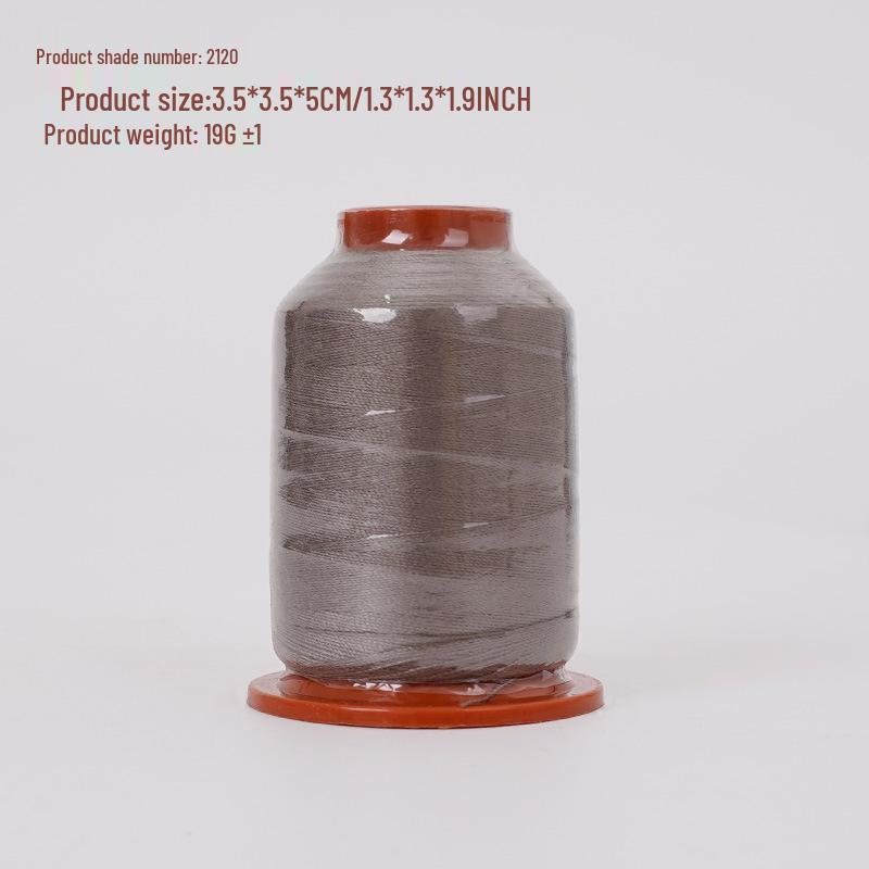 Polyester Sewing Thread: 100 Colors, 500 Yards, Fine Two-Strand, High-Speed, for Hand Sewing