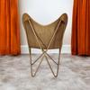 Scaun Piele Fluture – Piele Ecologică Lucrată Manual, Perfect pentru Decorul Livingului sau al Biroului de Acasă"
