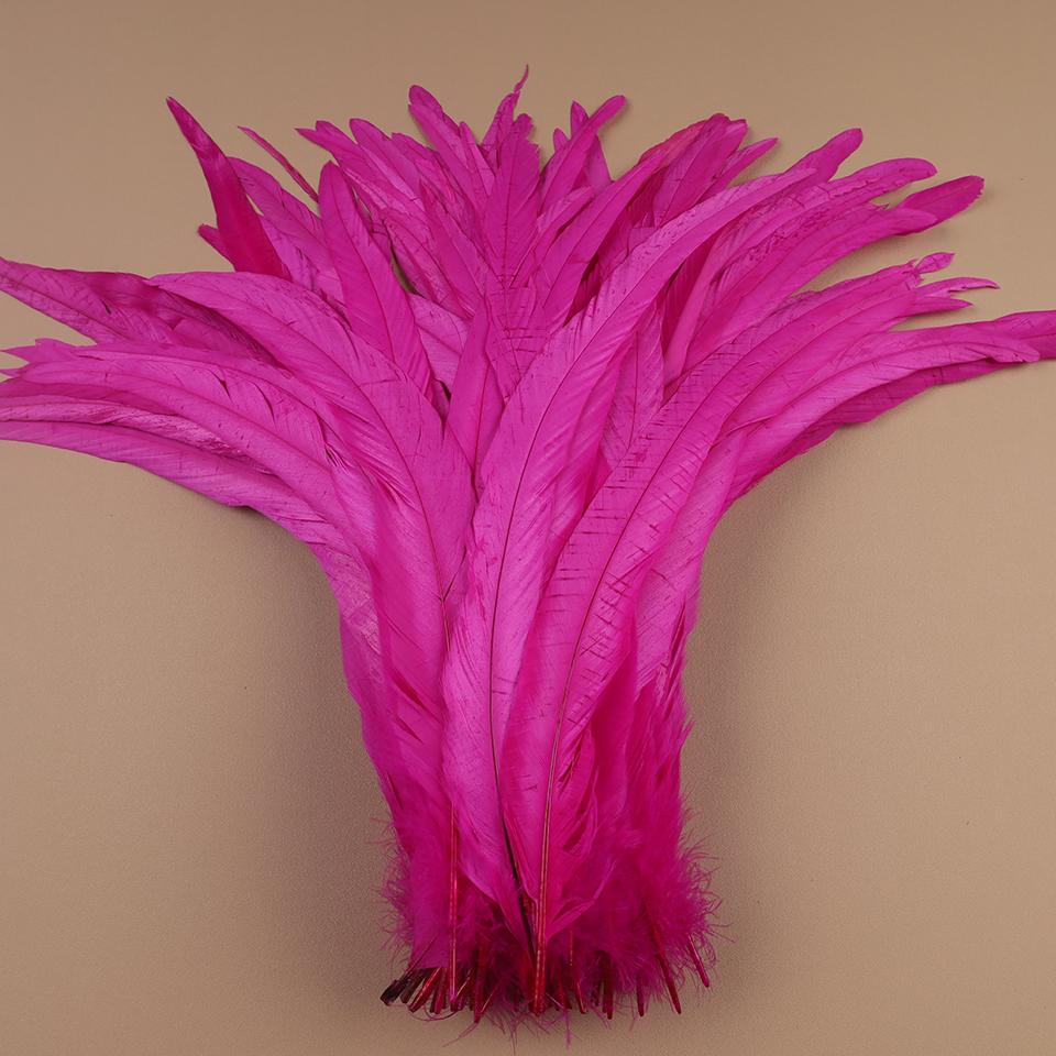 Rooster Feathers 35-40cm 40-45cm Handicraft Crafts DIY Natural Feather Handwork Party Plume Carnival Decoration