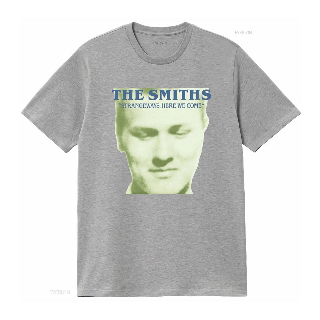 The Smiths Strangeways Here We Come T Shirt Rock Band Print Vintage Washed Streetwear Top For Everyday Wear Graphic Stylish