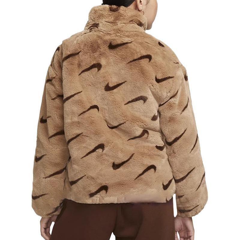 Nike Velvet feel Coat Women's Brown DQ6843-258