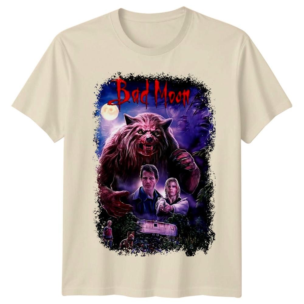 Bad Moon 1996 Movie Poster Inspired Tshirt Retro 80s Tee
