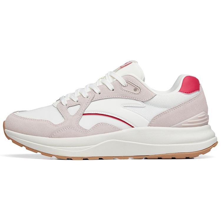 

new Anta Star 202 Td Cushioning Anti-Slip Wear-Resistant Breathability Low-Top Casual Running Shoes Women s Gray White 36