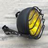 Universal 7" Motorcycle Vintage Headlight Metal Mesh Grill Protector Guard Cover