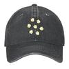 Popcorn Pattern Baseball Cap Beach Outing Snap Back Hat Rugby Kids Hat Designer Man Women's