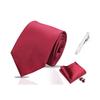 Men's 4-Piece Tie Gift Set for Business, Wedding, and Formal Wear.