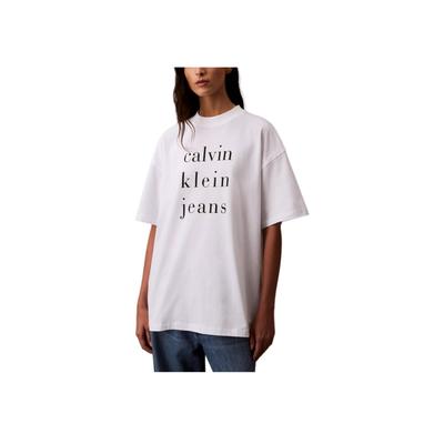 Casual Comfortable Round Neck Loose Short Sleeve T-Shirt Women Tops Bright-White 47B827G-110